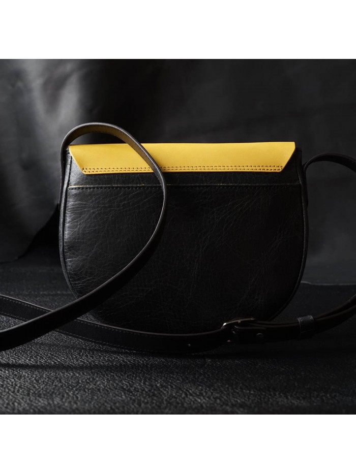 肩背小馬鞍包(雛菊黃)